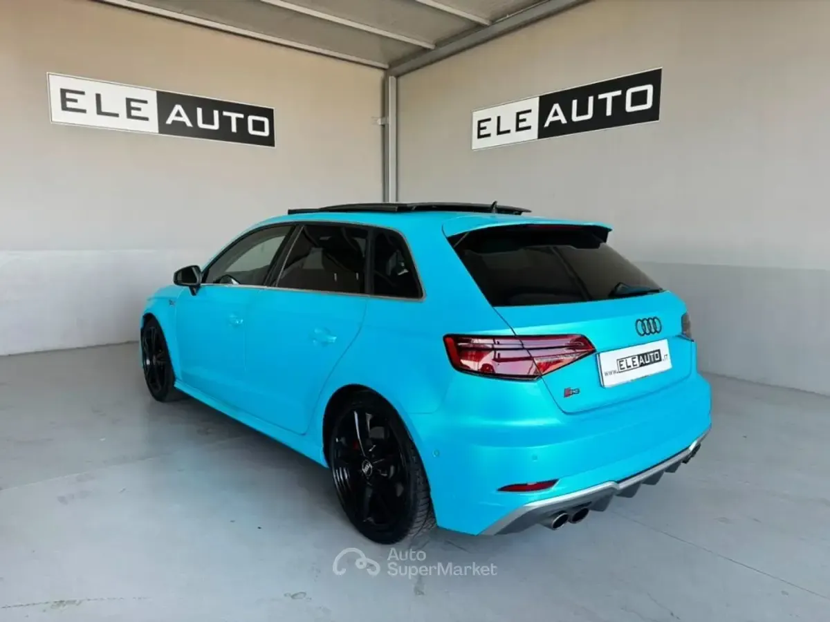 Usata Audi S3 310 CV (228 kW) 2018 Blu Berlina