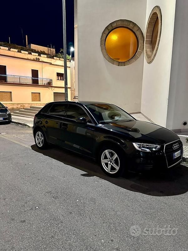 Usata Audi A3 116 CV (85 kW) 2017 Nero Berlina