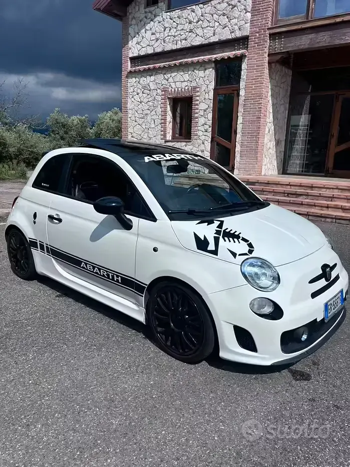 Usata Abarth 500 135 CV (99 kW) 2013 Bianco Berlina