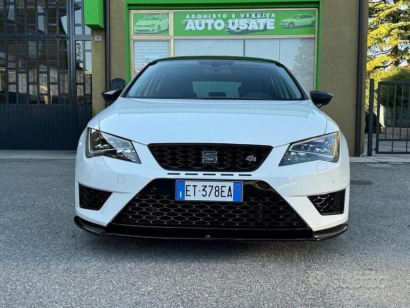 Usata Seat Leon FR 150 CV (110 kW) 2013 Bianco Berlina