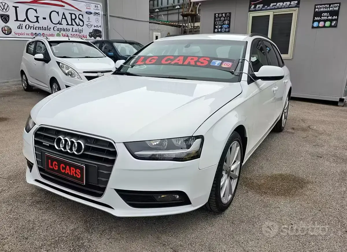 Usata Audi A4 Ambiente 143 CV (105 kW) 2013 Bianco Berlina