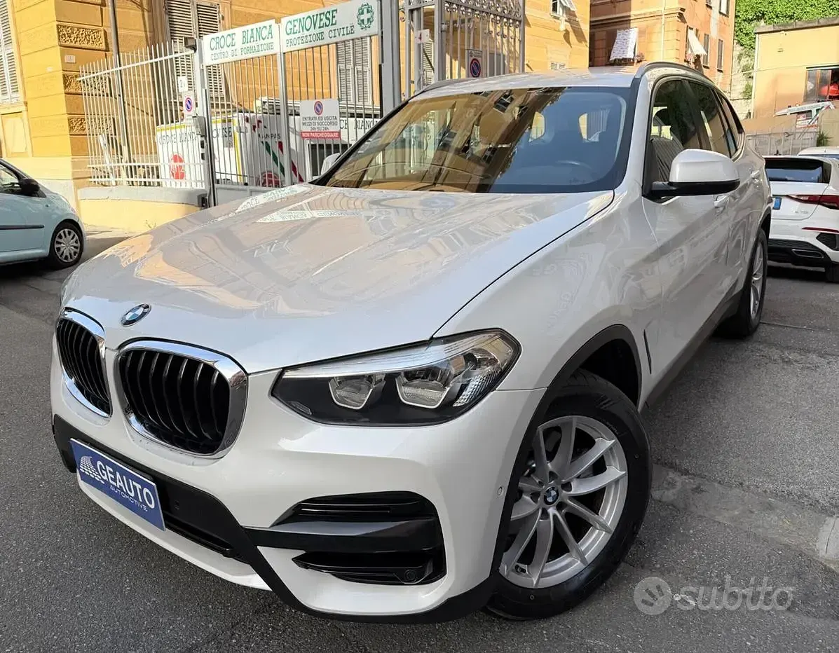Usata BMW X3 Advantage 150 CV (110 kW) 2018 Bianco SUV