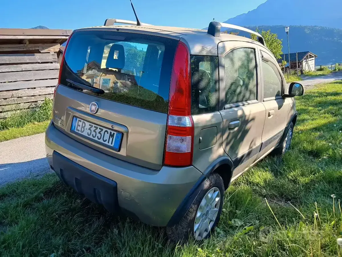Usado Fiat Panda 4x4 69 HP (50 kW) 2010 Cinzento Citadino