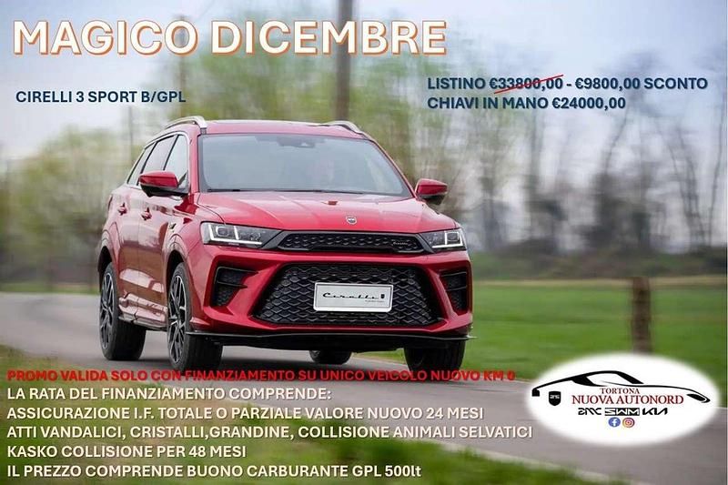 Rosso Usata 2024 Cirelli 3 SUV | 24.000 € (Buon prezzo) - Immagine 1/4