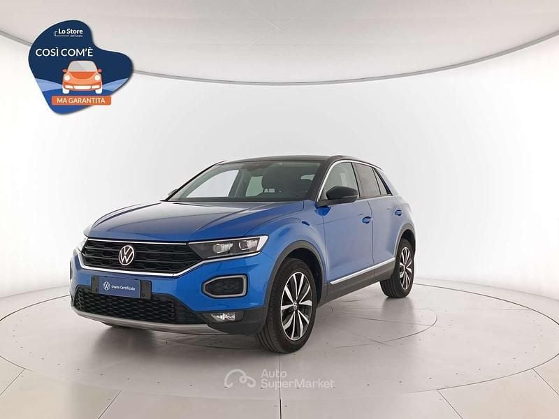 Blu ravenna metallizzato nero Usata 2021 VW T-Roc Style SUV | 18.000 € (Ottimo prezzo) - Immagine 1/4