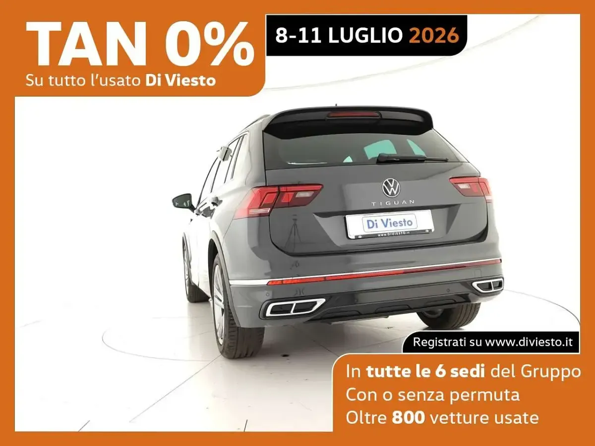 Usata VW Tiguan R-line 150 CV (110 kW) 2023 Dolphin grey metallizzato SUV