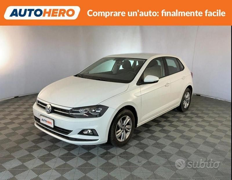 Usata VW Polo Comfortline 95 CV (69 kW) 2019 Bianco Utilitaria