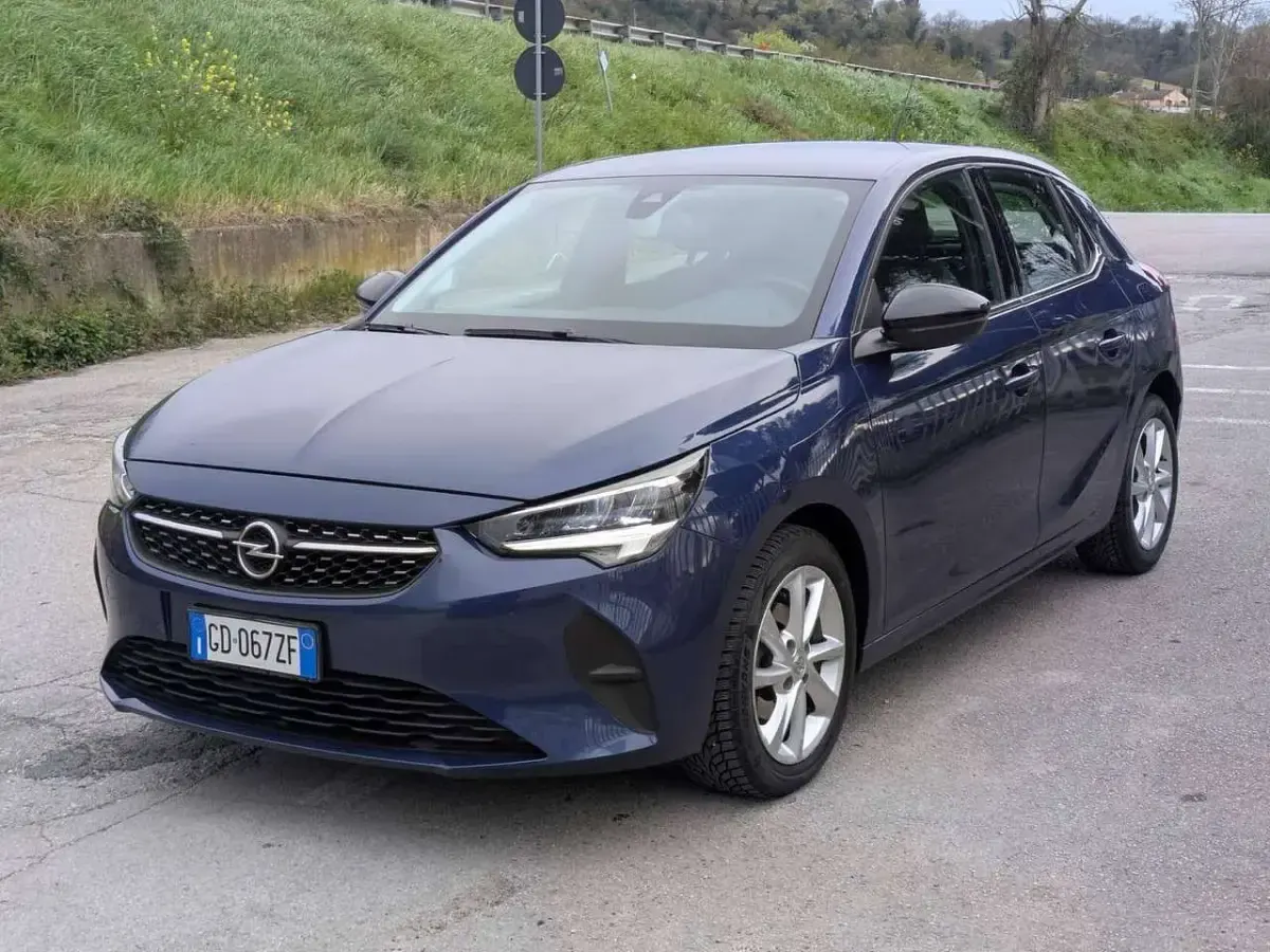 Usata Opel Corsa Elegance 75 CV (55 kW) 2021 Blu/azzurro Utilitaria