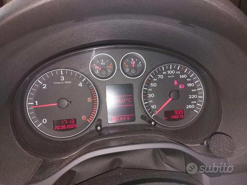 Usata Audi A3 140 CV (102 kW) 2006 Grigio Utilitaria