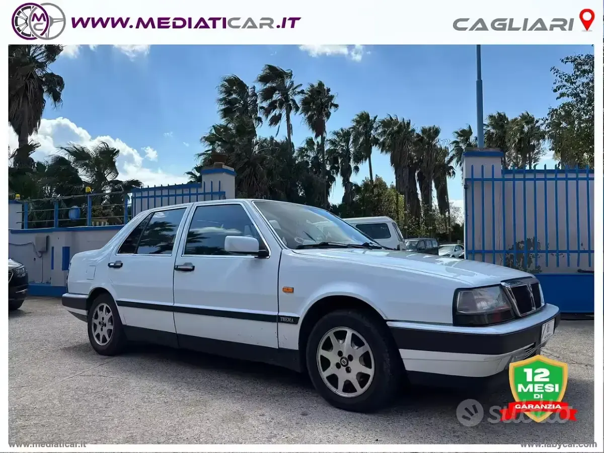 Käytetty Lancia Thema 147 HP (108 kW) 1990 Valkoinen Sedan