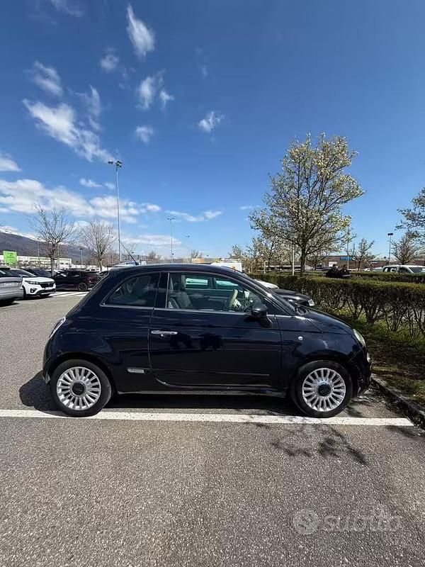 Usata Fiat 500 69 CV (50 kW) 2010 Blu Berlina