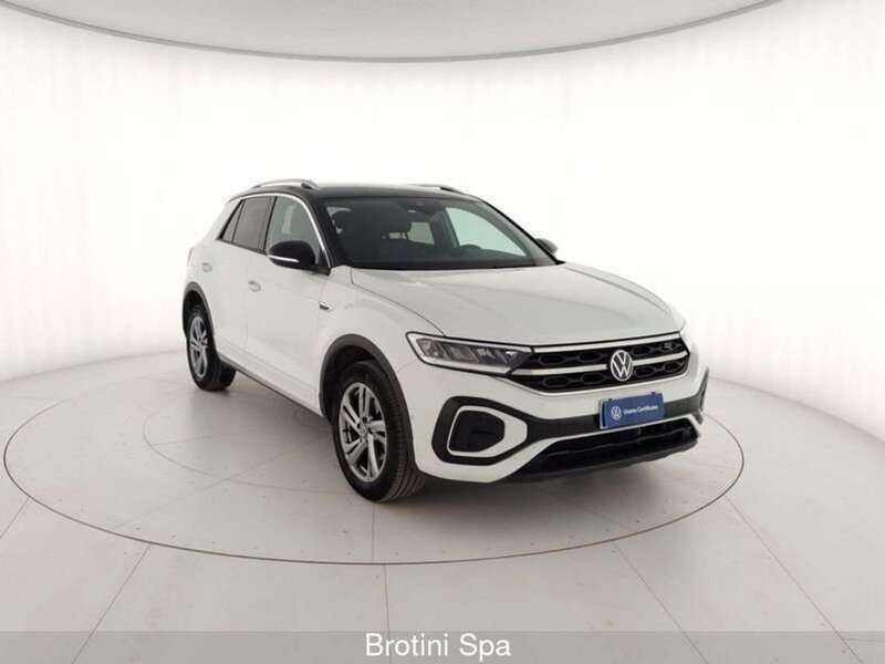Usata VW T-Roc R-line 110 CV (80 kW) 2022 Bianco SUV