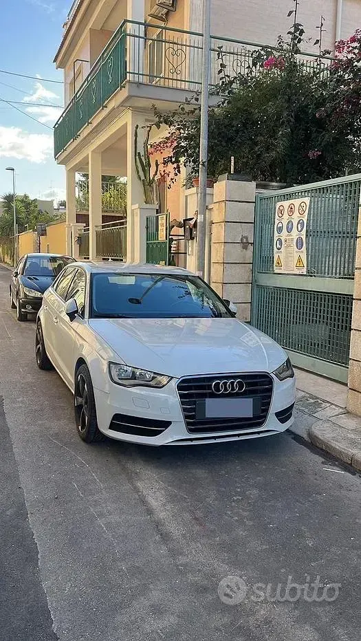 Usata Audi A3 110 CV (80 kW) 2016 Bianco Berlina