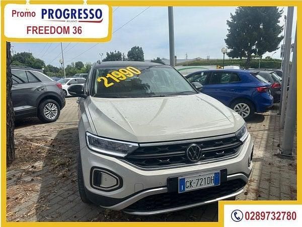 Beige Usata 2022 VW T-Roc Life SUV | 17.990 € (Super prezzo) - Immagine 1/4
