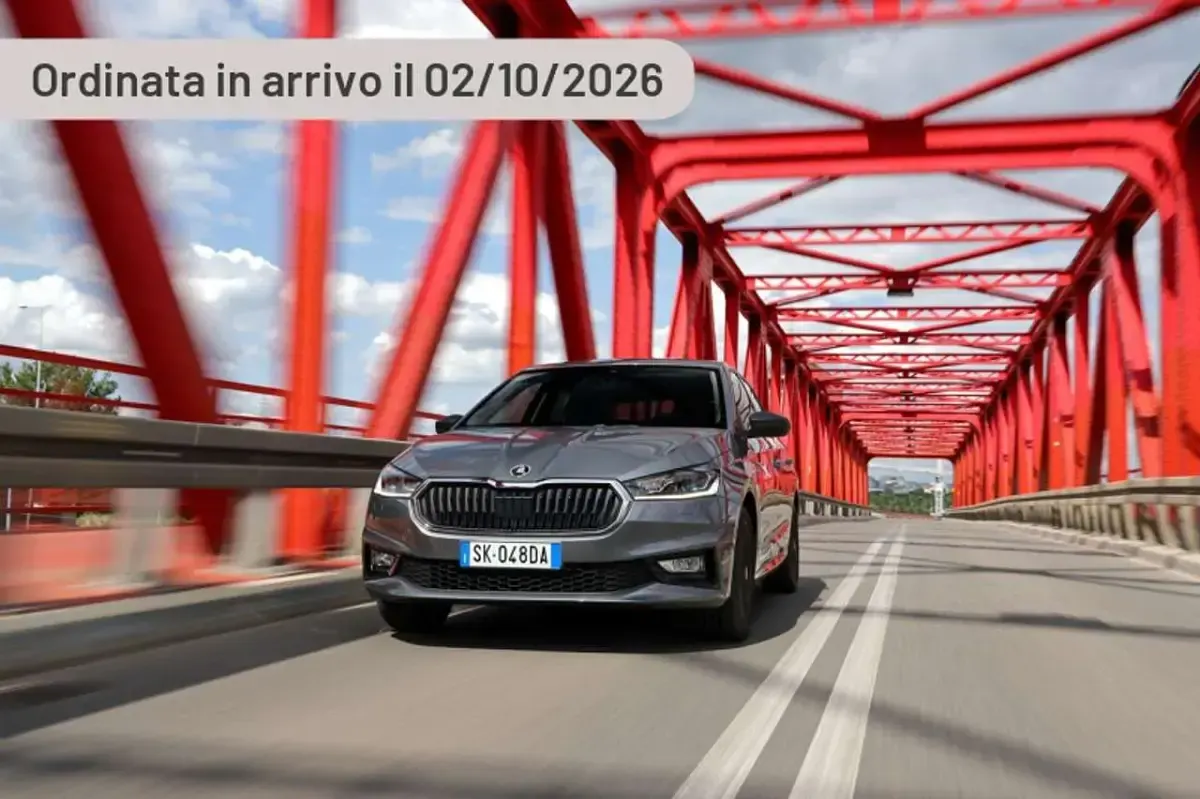 Nuova Skoda Fabia 116 CV (85 kW) 2025 Argento Berlina