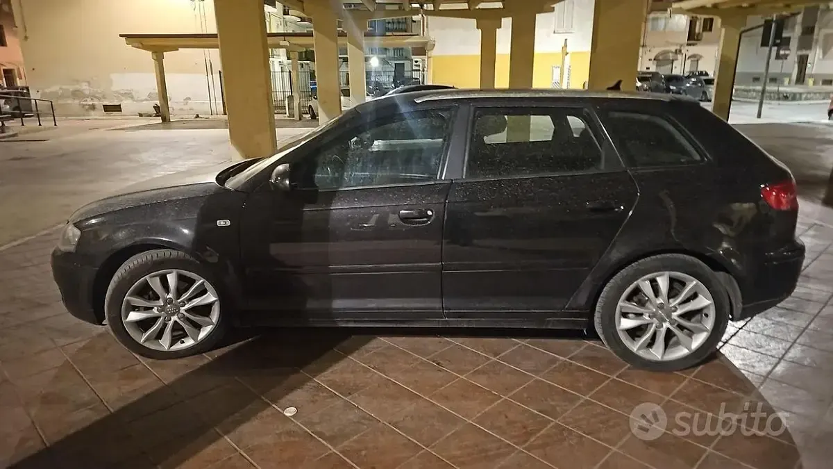Usata Audi A3 Sportback 140 CV (102 kW) 2006 Nero Utilitaria