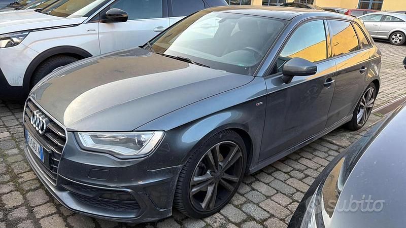Usata Audi A3 S-Line 150 CV (110 kW) 2017 Grigio Berlina