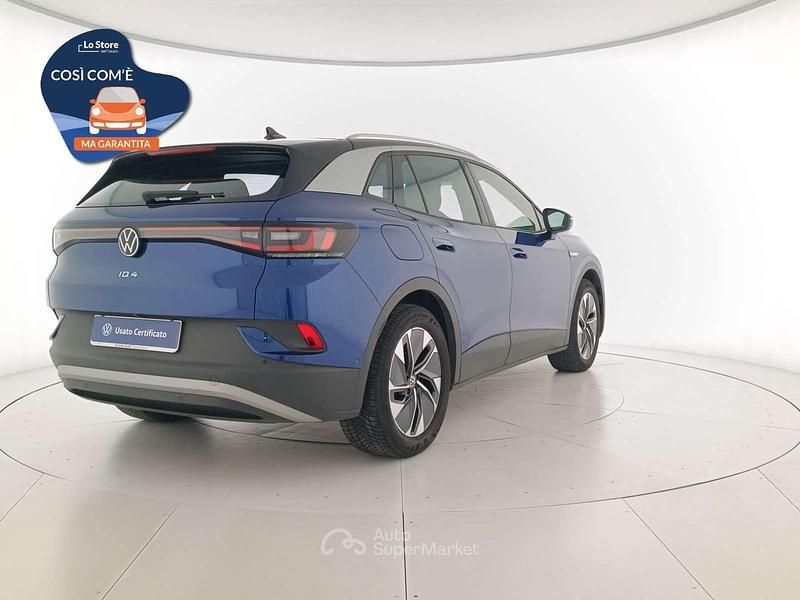 Usata VW ID.4 Pro Performance 150 kW (204 CV) 2022 Blue dusk metallizzato nero SUV