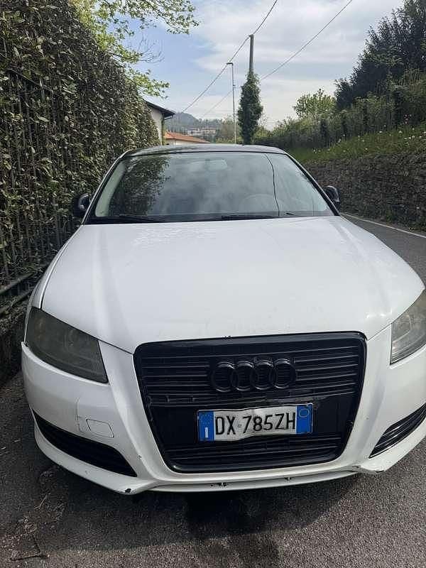 Usata Audi A3 Ambiente 105 CV (77 kW) 2009 Bianco Utilitaria