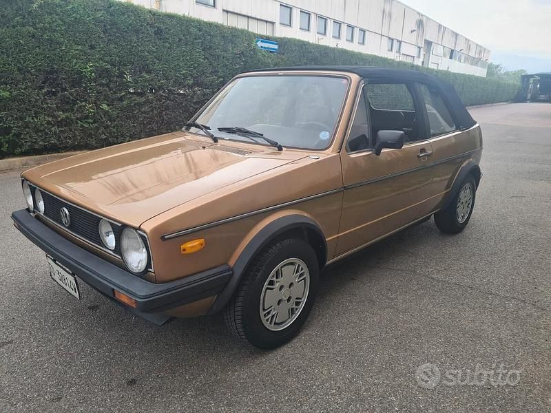 Usata VW Golf Cabriolet 50 CV (36 kW) 1982 Marrone Cabrio