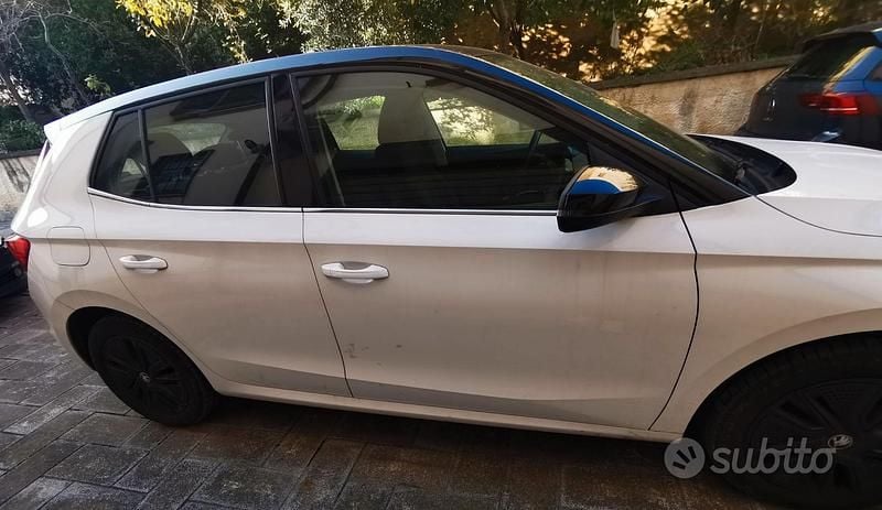 Usata Skoda Fabia Style 95 CV (69 kW) 2022 Bianco Berlina