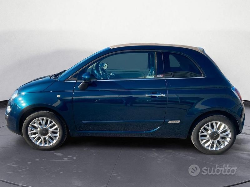 Usata Fiat 500C Lounge 69 CV (50 kW) 2015 Blu Cabrio