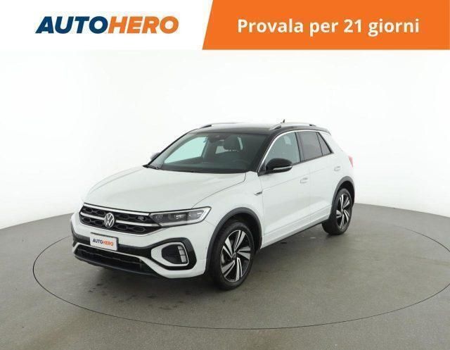 Bianco Usata 2022 VW T-Roc R-line SUV | 25.399 € (Buon prezzo) - Immagine 1/4