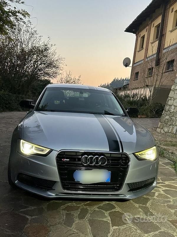 Usata Audi A5 190 CV (139 kW) 2015 Grigio Coupé