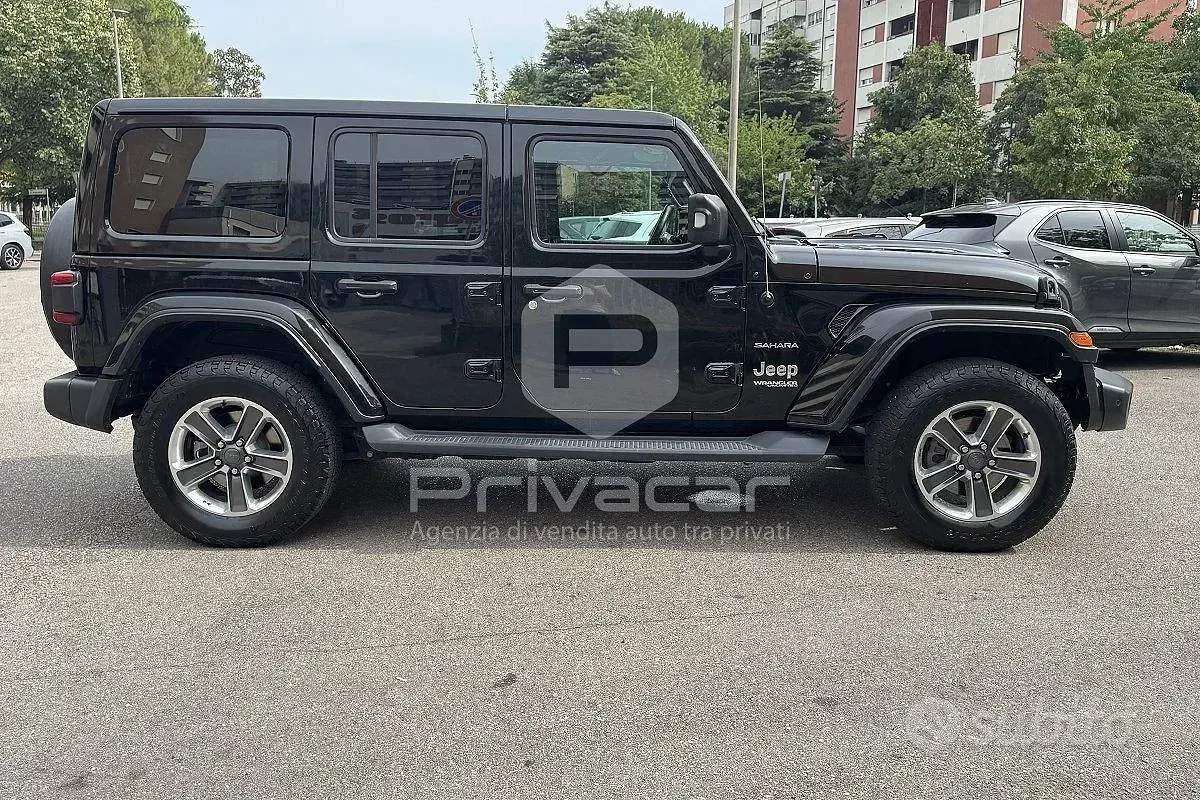 Usata Jeep Wrangler Unlimited Sahara 200 CV (147 kW) 2019 Nero SUV