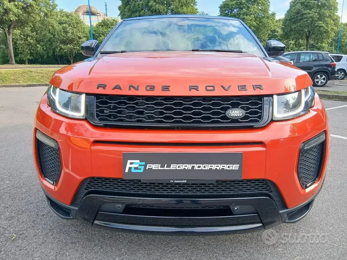 Usata Land Rover Range Rover evoque HSE Dynamic 180 CV (132 kW) 2017 Arancione Cabrio