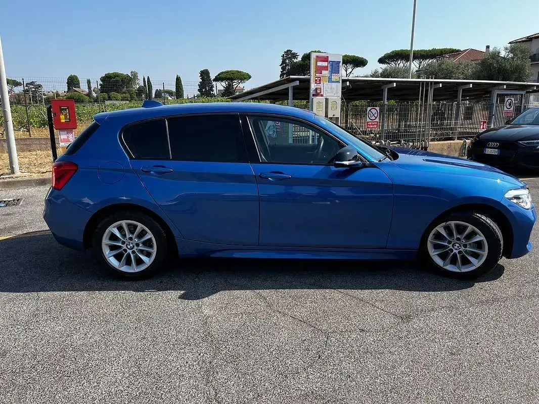 Usata BMW 118 M Sport 136 CV (100 kW) 2018 Blu/azzurro Berlina