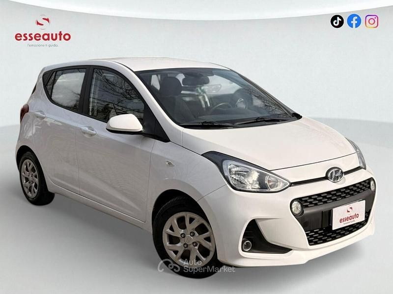 Usata Hyundai i10 Style 67 CV (49 kW) 2018 Bianco Utilitaria