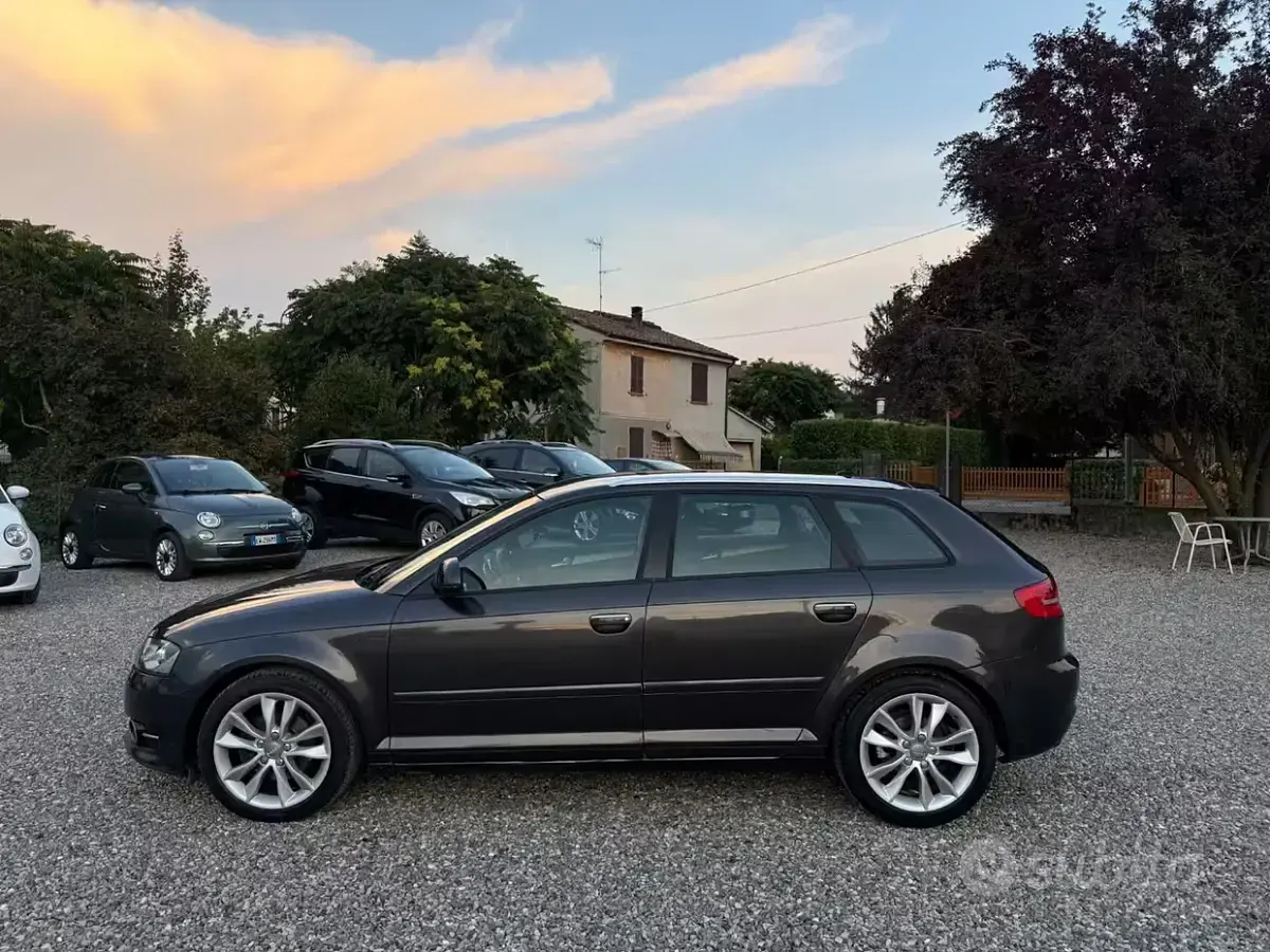 Usata Audi A3 Ambition 140 CV (102 kW) 2011 Nero Utilitaria