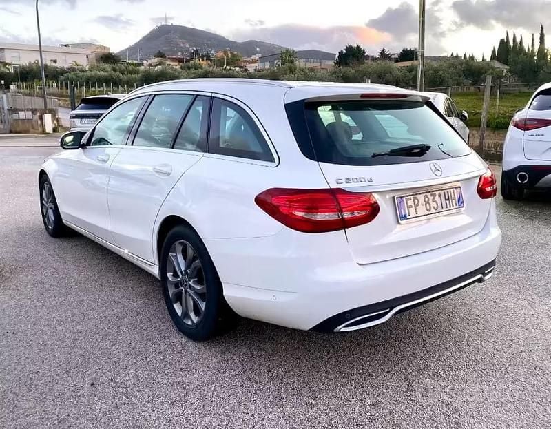Usata Mercedes C200 Premium 136 CV (100 kW) 2018 Bianco Station wagon