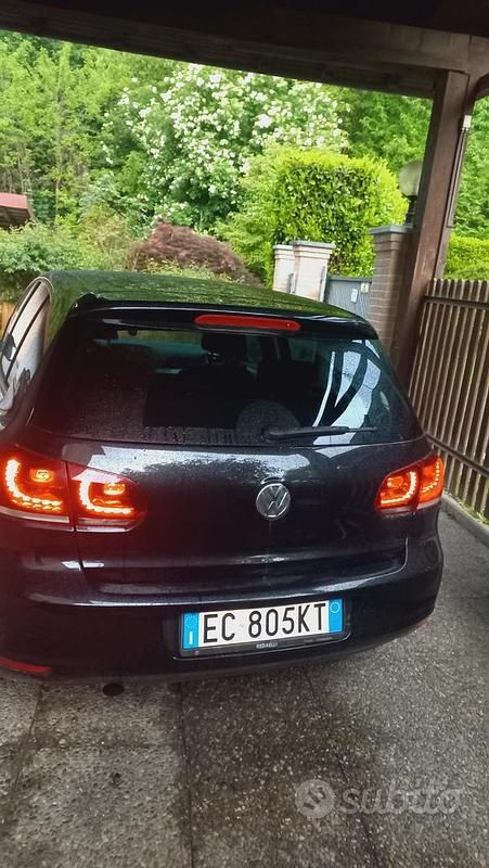 Usata VW Golf VI 2010 Nero Utilitaria