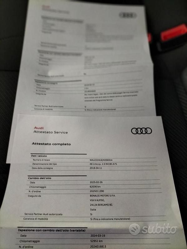 Usata Audi A6 252 CV (185 kW) 2018 Nero Berlina