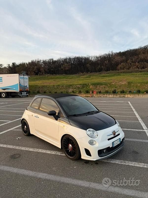 Usata Abarth 500C 140 CV (102 kW) 2012 Bianco Cabrio