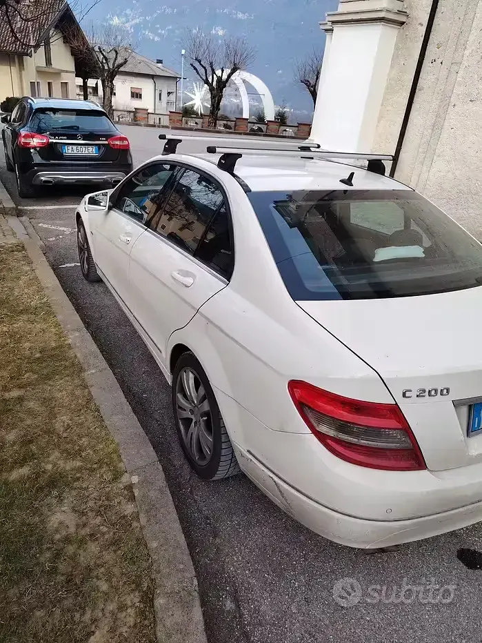 Usata Mercedes C200 136 CV (100 kW) 2008 Bianco Berlina