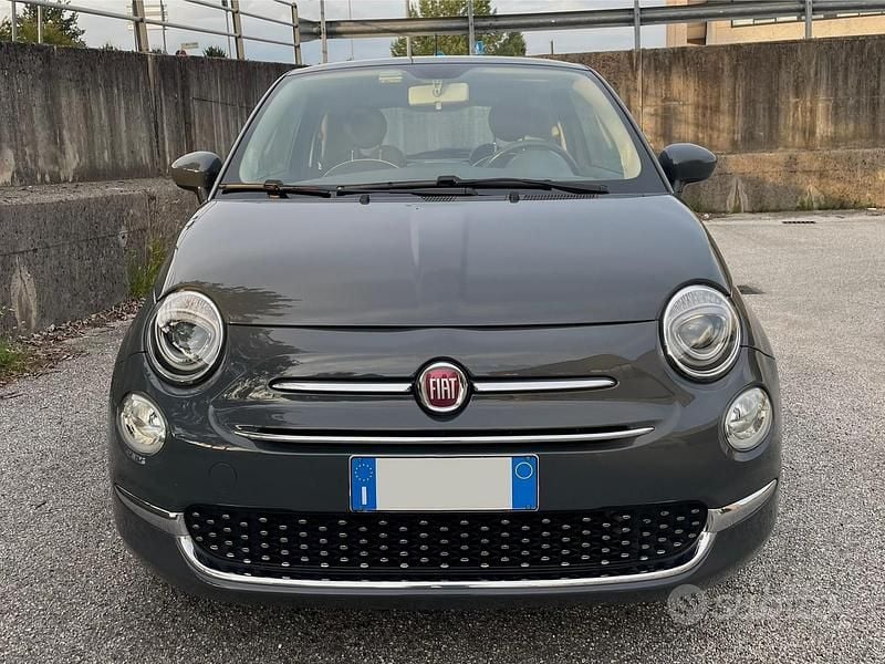 Usata Fiat 500 Lounge 69 CV (50 kW) 2017 Grigio Utilitaria