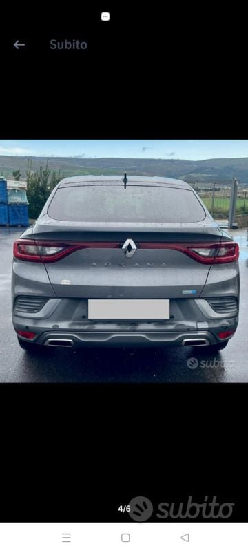 Usata Renault Arkana RS Line 94 CV (69 kW) 2022 Grigio SUV