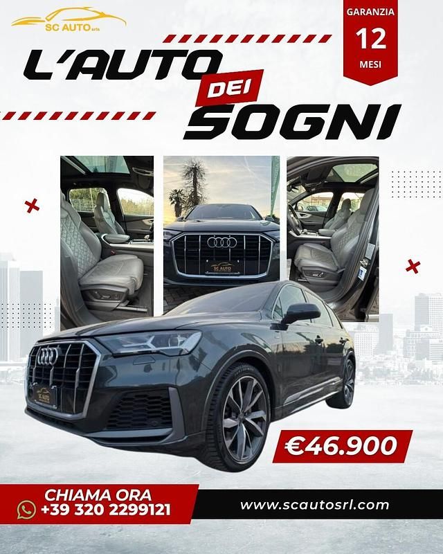 Usata Audi Q7 Sport 286 CV (210 kW) 2020 Grigio scuro SUV