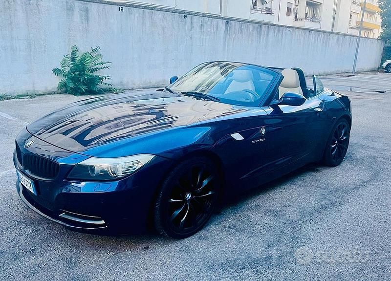 Usata BMW Z4 204 CV (150 kW) 2010 Blu Cabrio
