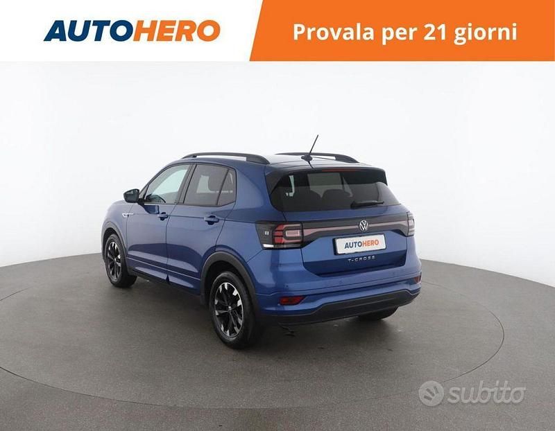 Usata VW T-Cross 110 CV (80 kW) 2022 Blu SUV
