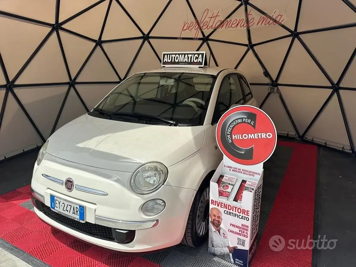 Usata Fiat 500 Pop 69 CV (50 kW) 2015 Bianco Berlina