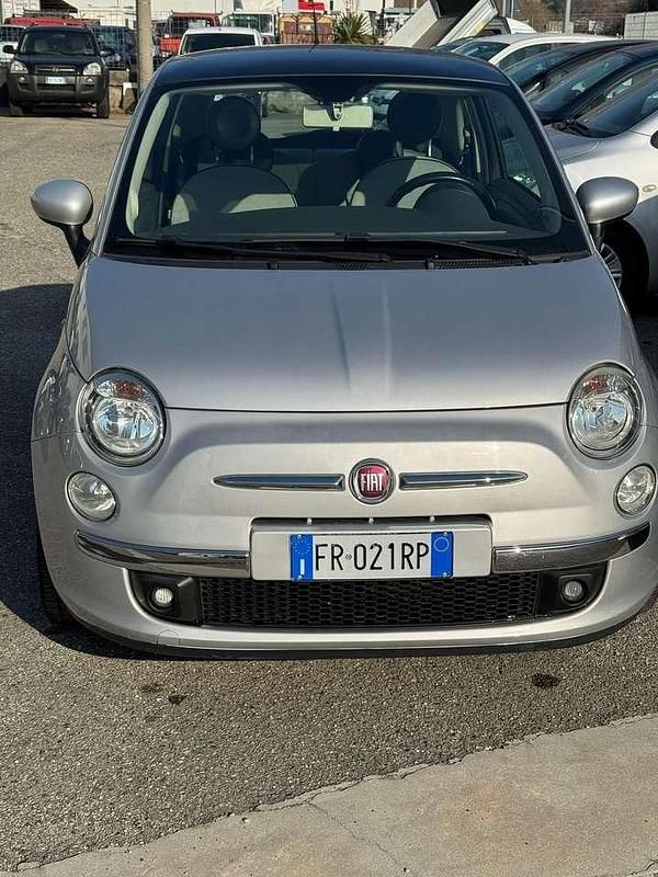 Usata Fiat 500 Lounge 101 CV (74 kW) 2009 Argento Cabrio