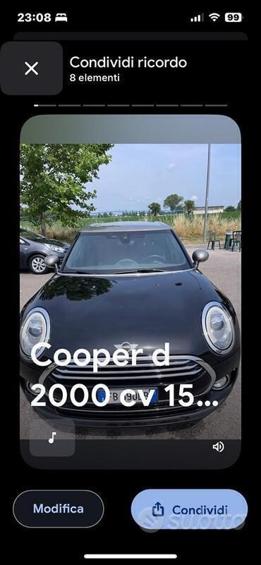 Usata Mini Cooper D Clubman 150 CV (110 kW) 2015 Nero Station wagon