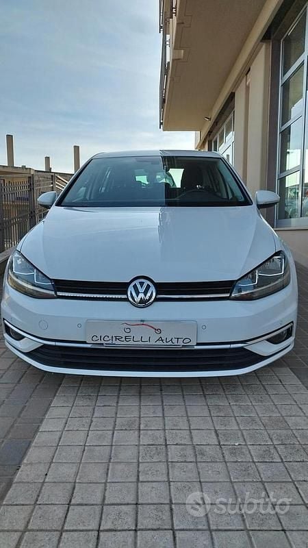 Usata VW Golf VII Executive 115 CV (84 kW) 2019 Bianco Berlina
