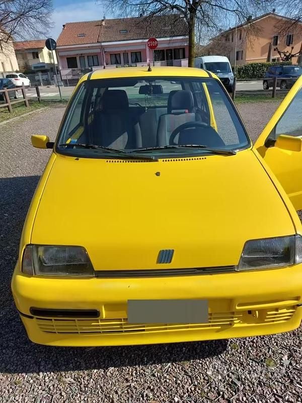 Usata Fiat Cinquecento 1996 Giallo Utilitaria