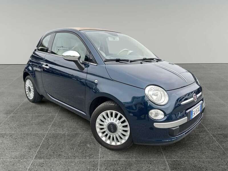 Blu Usata 2014 Fiat 500C Lounge Cabrio | 7690 € (Buon prezzo) - Immagine 1/4