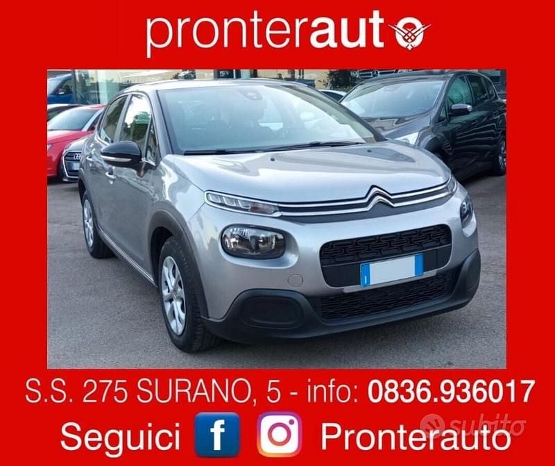 Usata Citroën C3 Feel 102 CV (75 kW) 2019 Grigio Utilitaria